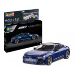 KIT PARA MONTAR REVELL MODEL SET EASY-CLICK AUDI RS E-TRON GT 1/24 71 PEÇAS COMPLETO COM TINTAS E PINCEL REV 67698